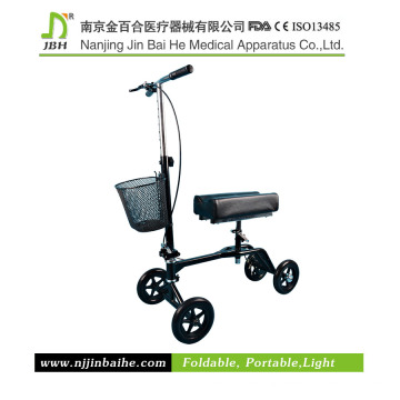 Neue Version Knee Scooter mit abnehmbarem Korb